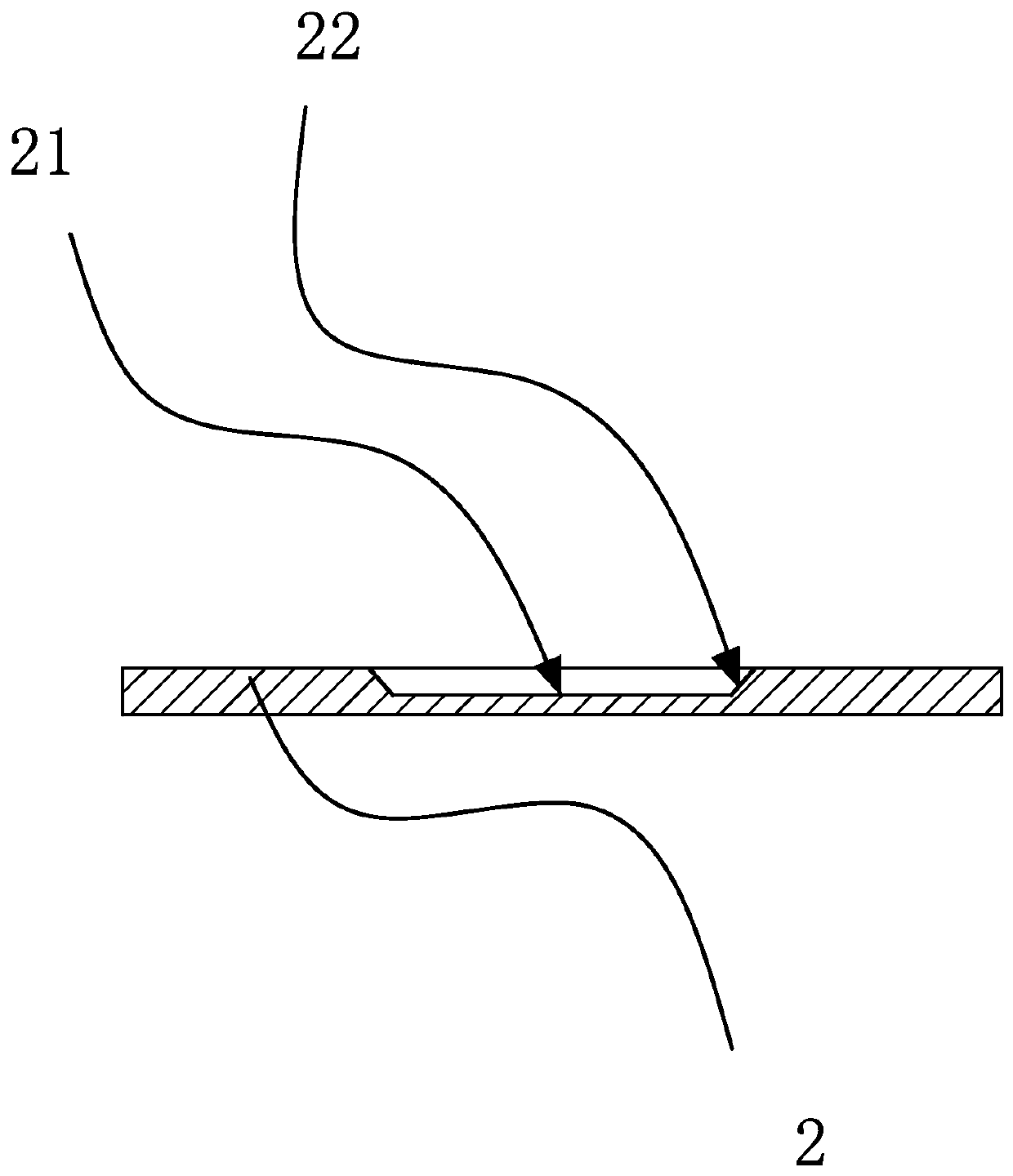 A method for decorating the blind hole surface of a transparent display panel