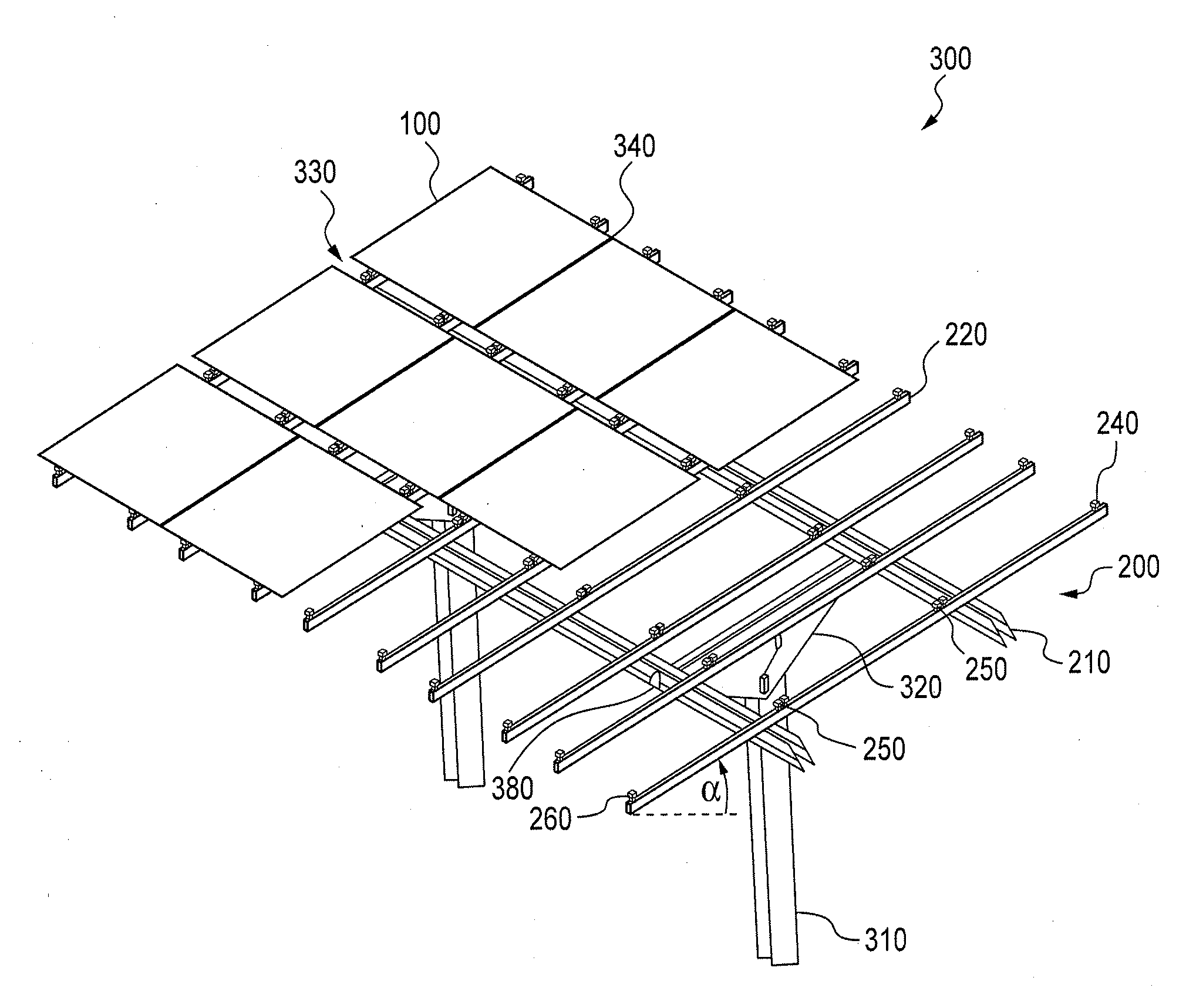 Slider clip and photovoltaic structure mounting system