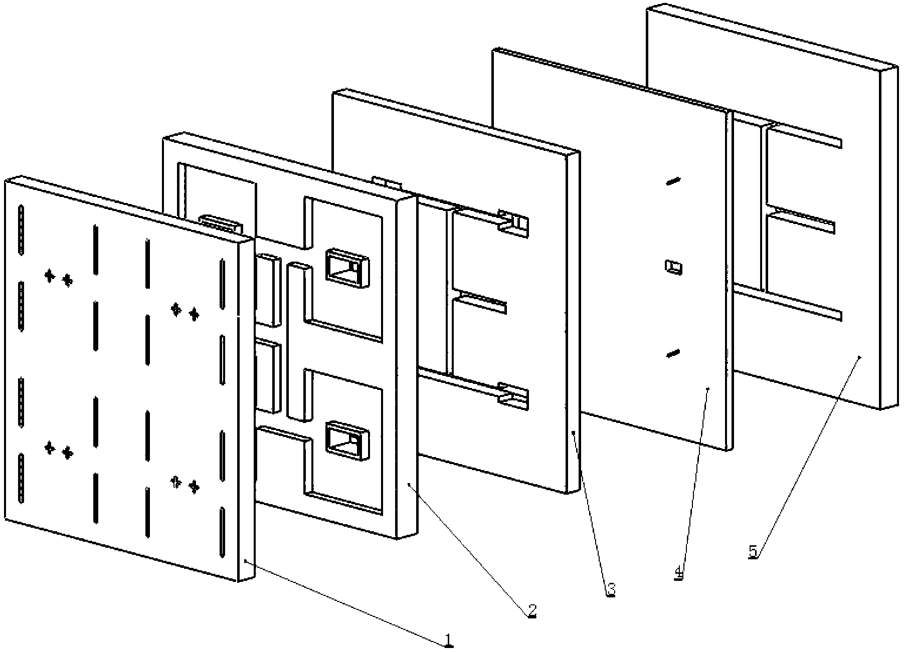 Ku/ka dual-frequency flat antenna and application thereof in portable instant satellite communication system