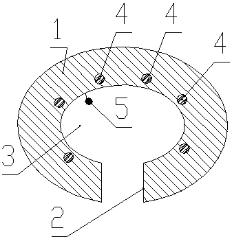 Silica gel heating tube device for blood transfusion and infusion