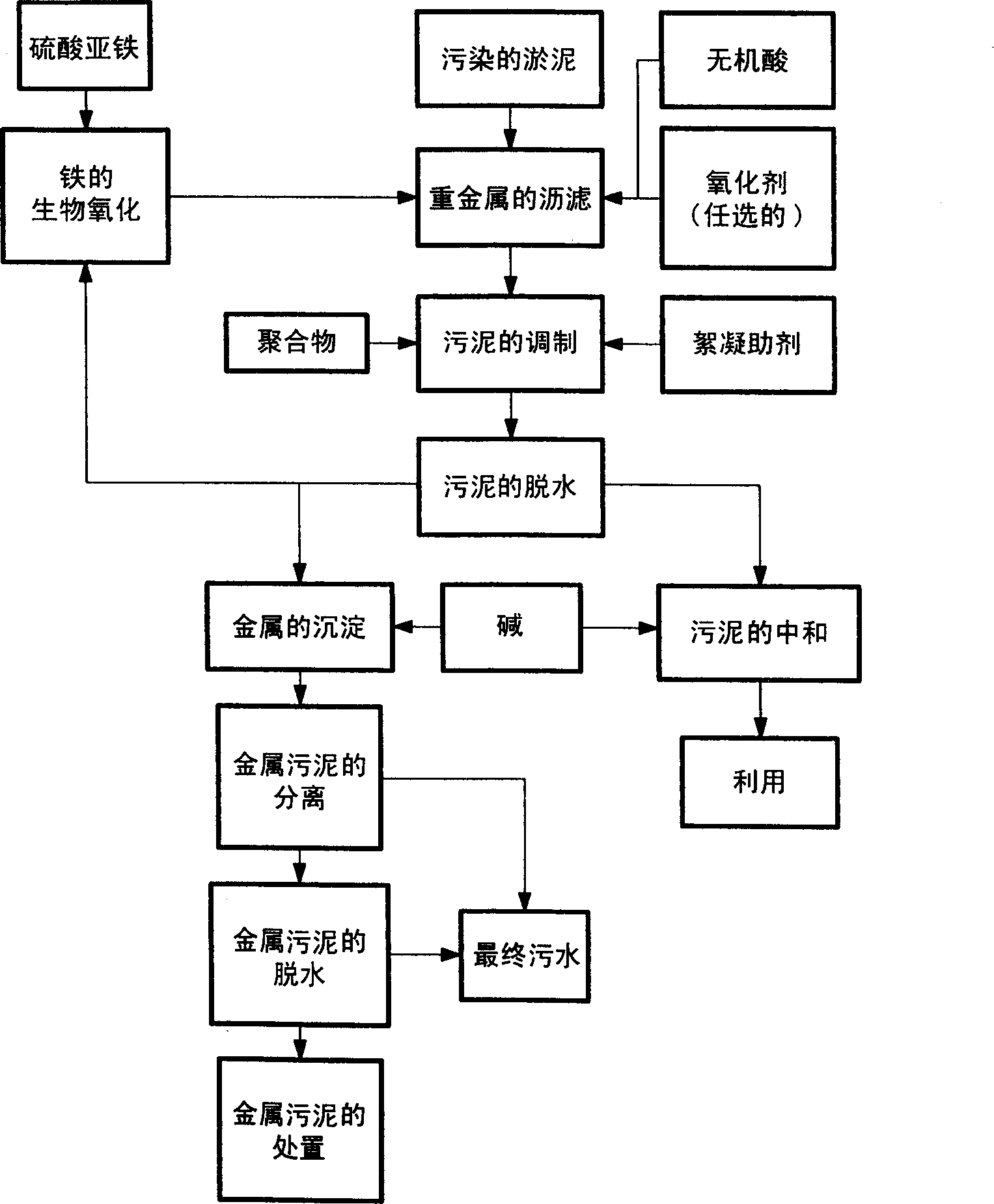 Hybrid chemical and biological process for decontaminating sludge from municipal sewage