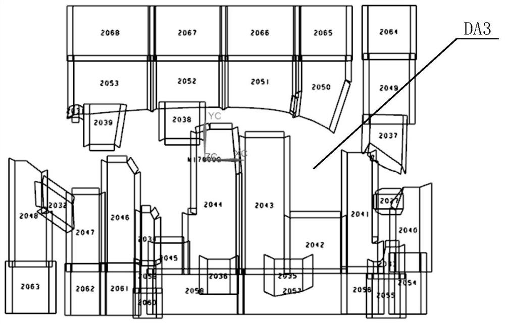 Waste chute unfolding layout method, recording medium and system