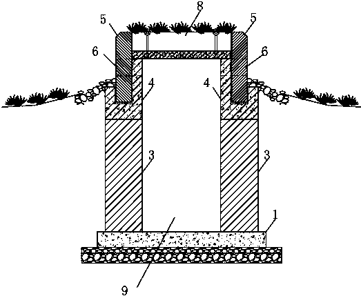 Low impact development based source rainwater sand setting well