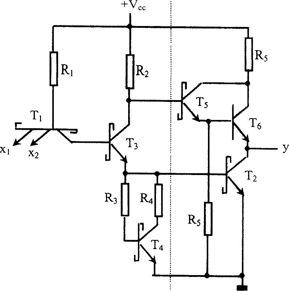 Low voltage high speed TTL and Not gate circuit and its method for improving operation speed