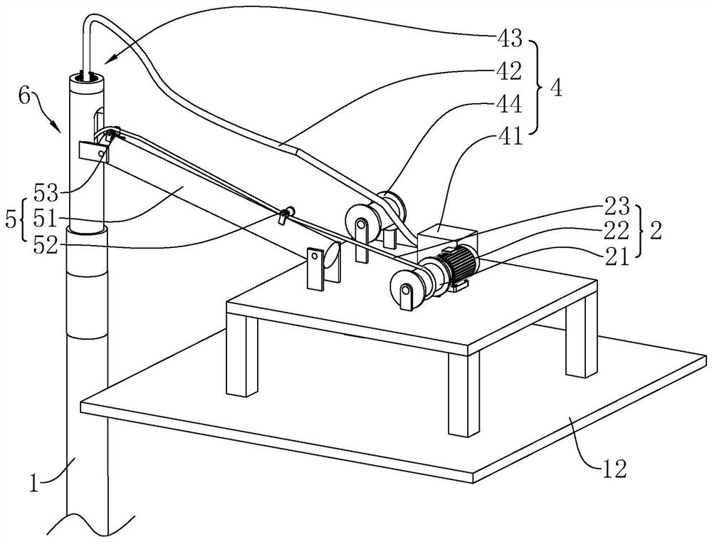 Rust removal device for inner wall of tap water pipeline