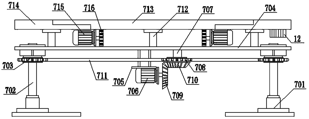 Double-deck lifting cross-sliding type parking equipment