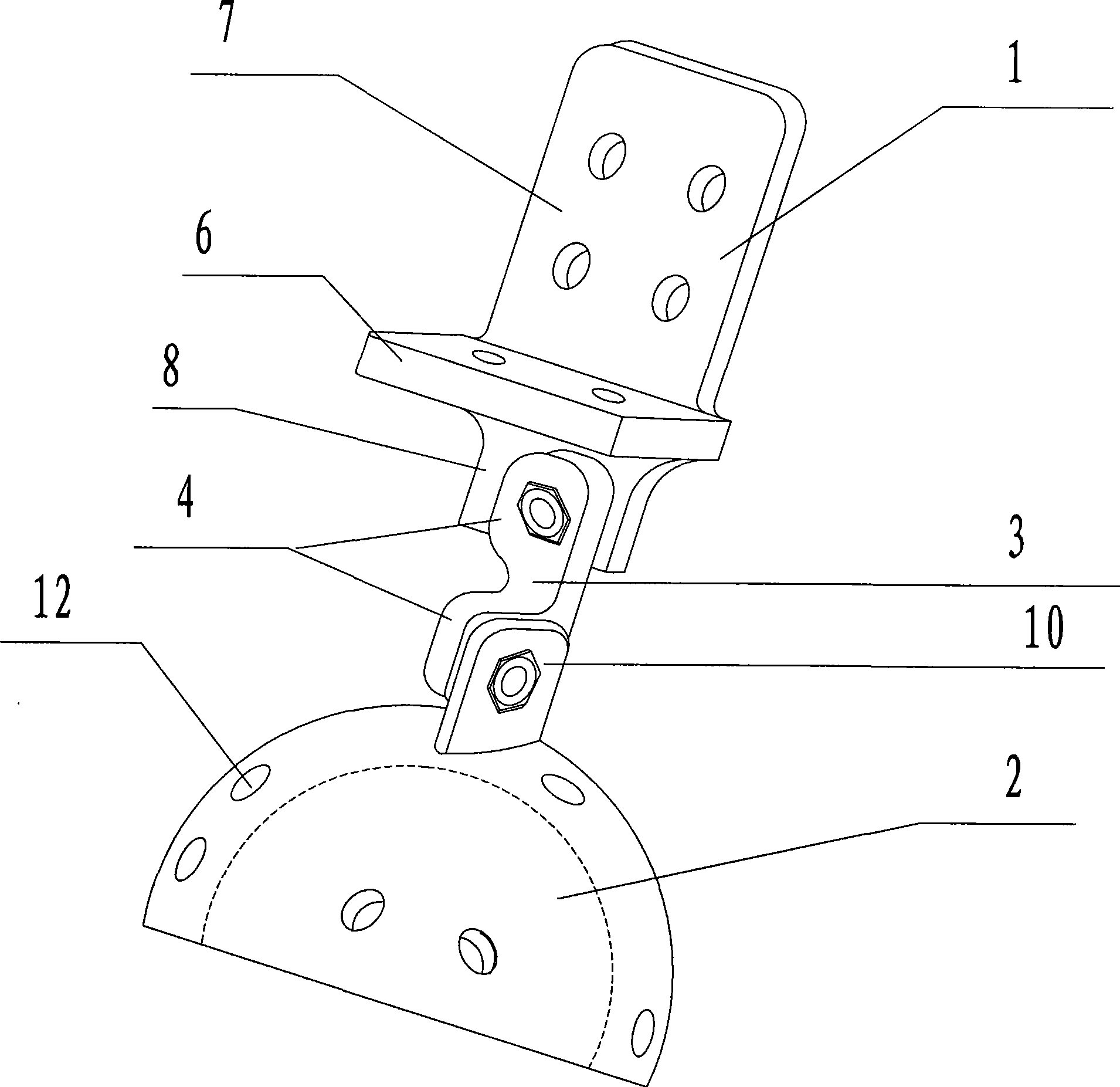 Artificial semi-pelvis prosthesis