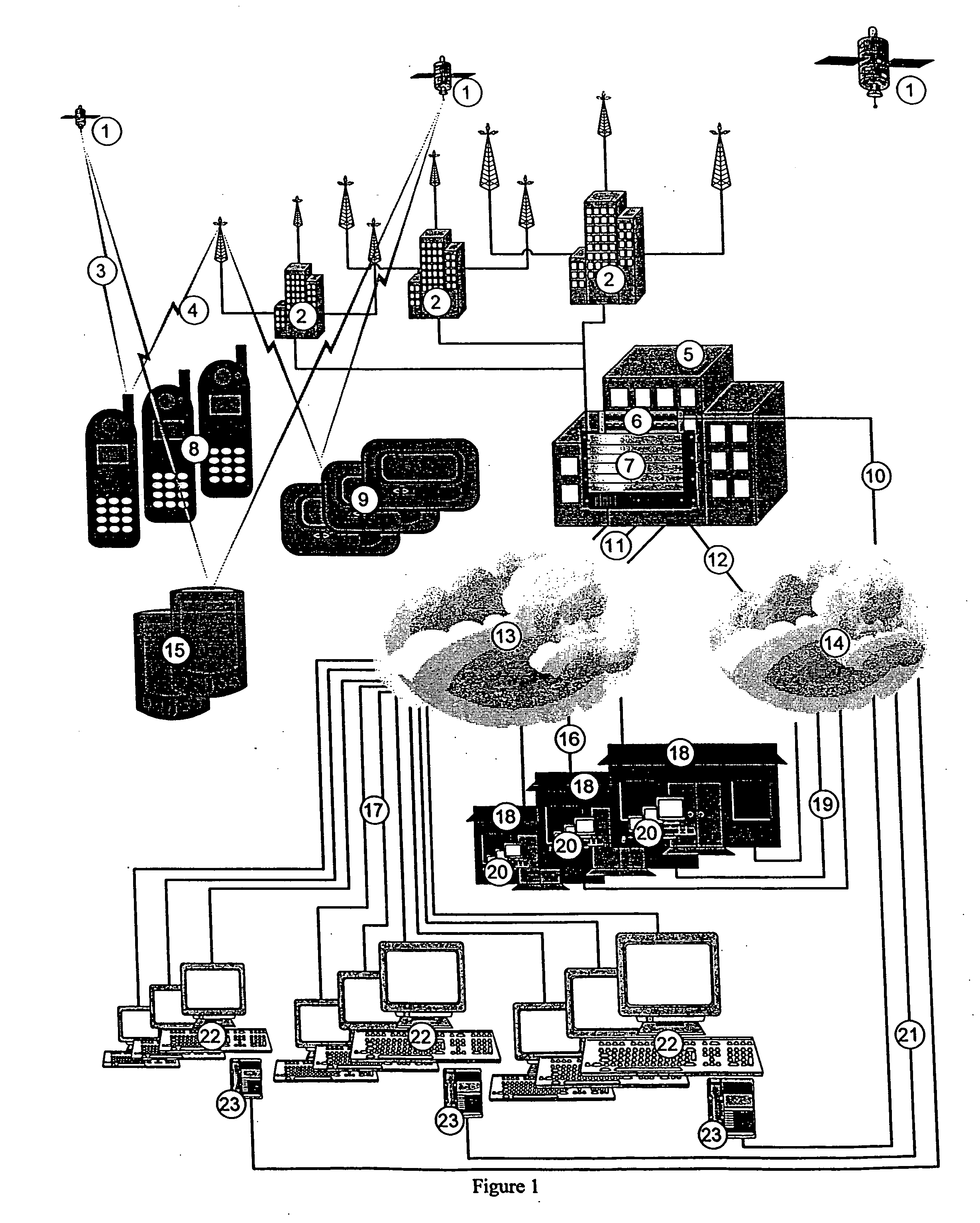 System for, and method of, monitoring the movements of mobile items