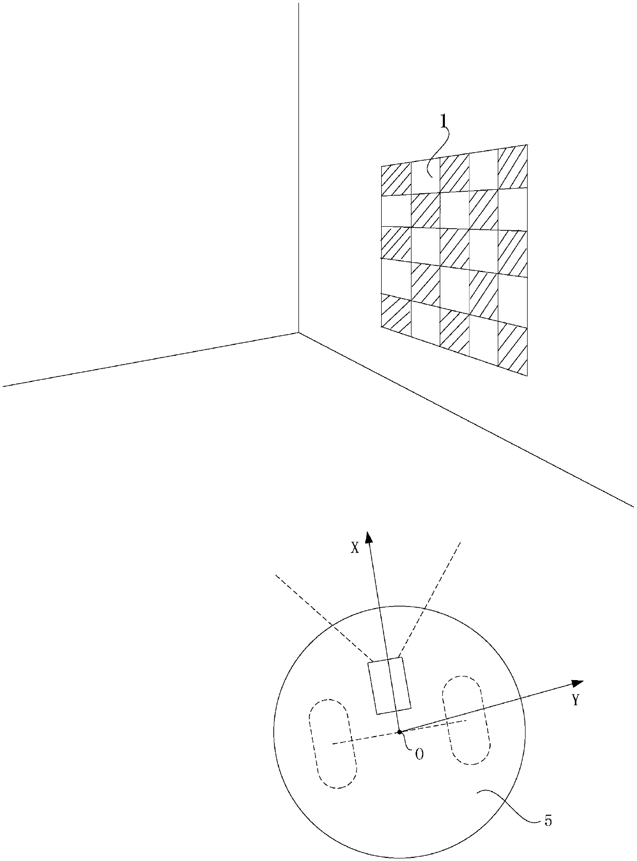 Walking robot self-adaptation calibration method, system and facility and storage medium