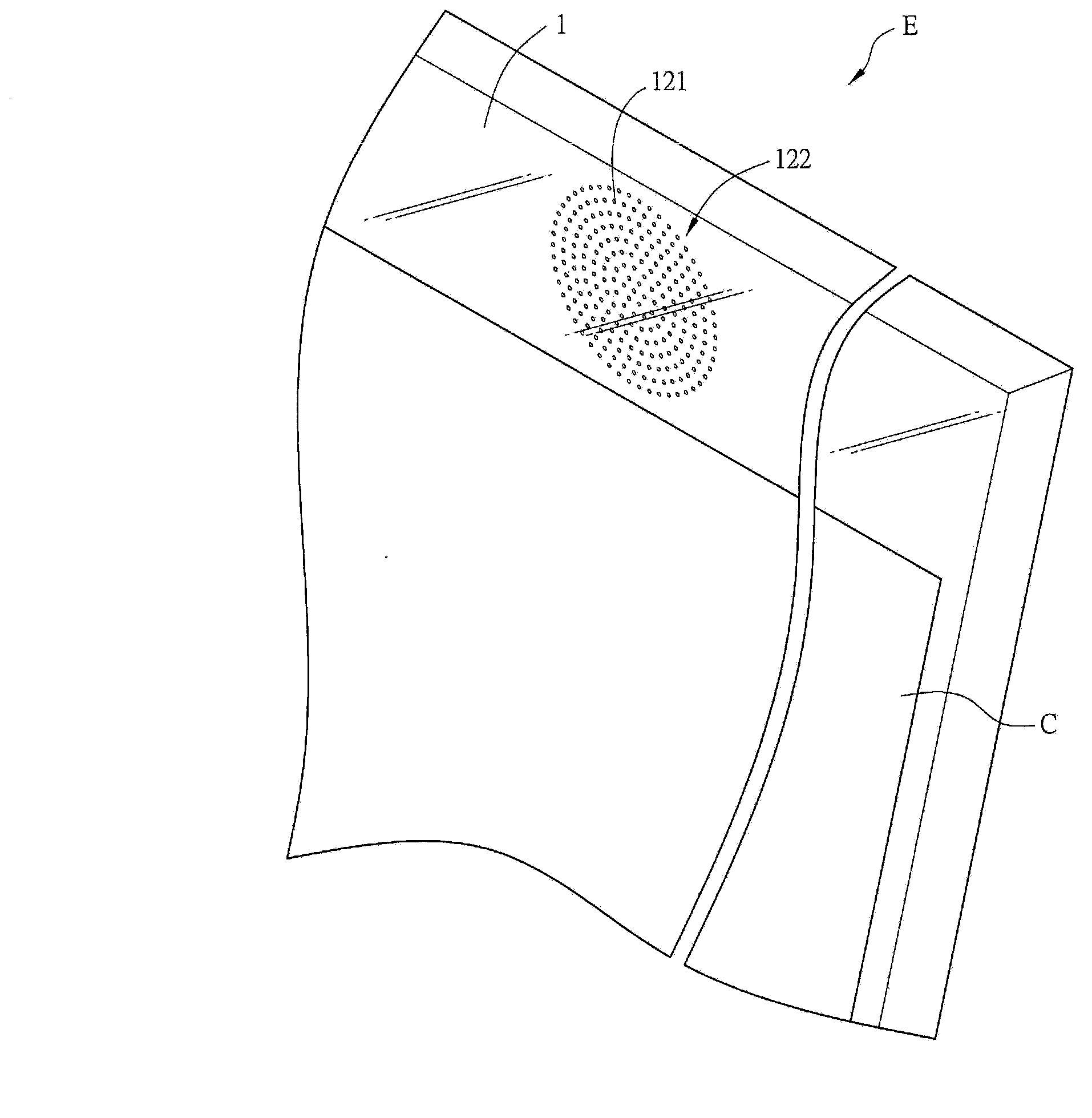 Optical panel and processing method thereof