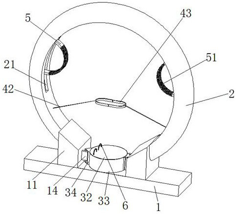 Warm-up training device used before sports event