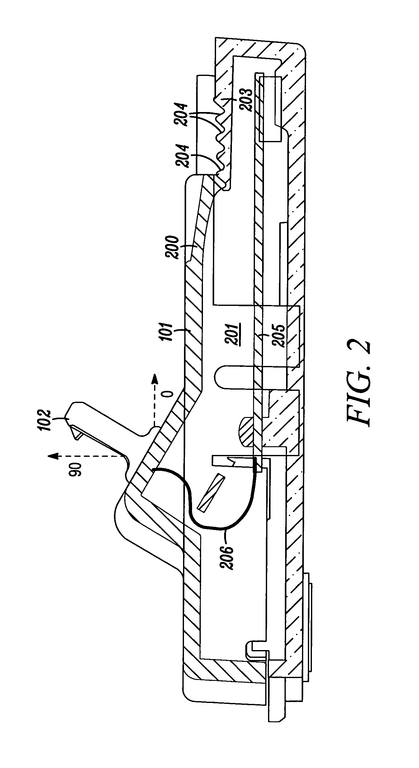 Desktop charger with adjustable connector module