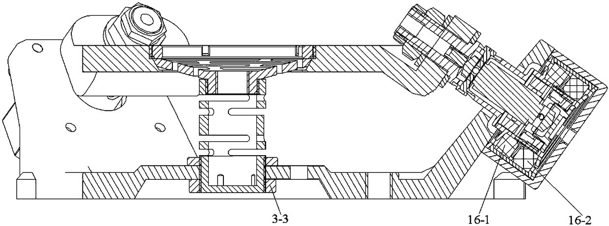 Active and passive integrated four-feet converged type vibration isolator