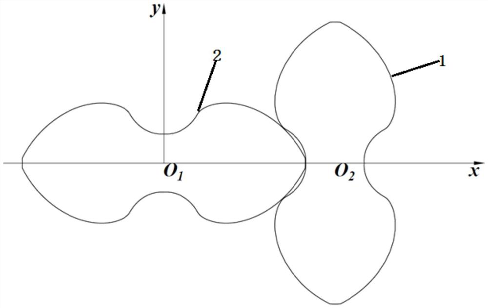 Multi-blade roots pump rotor molded line