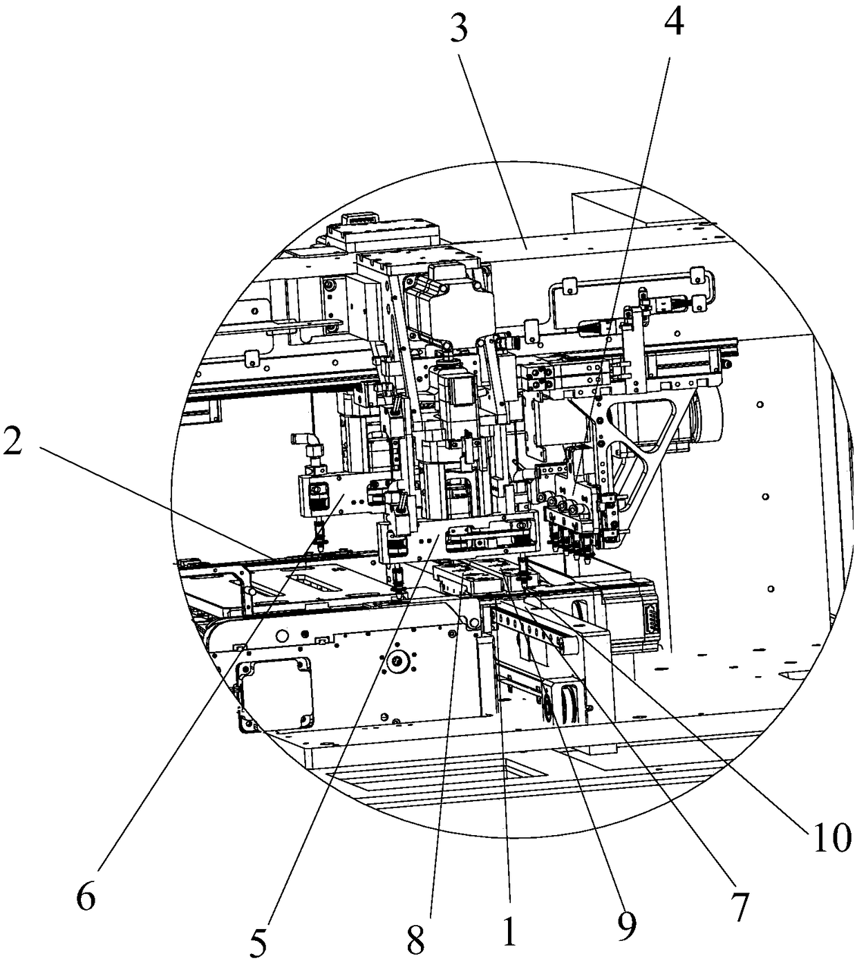 Part feeding and discharging equipment and part feeding and discharging method