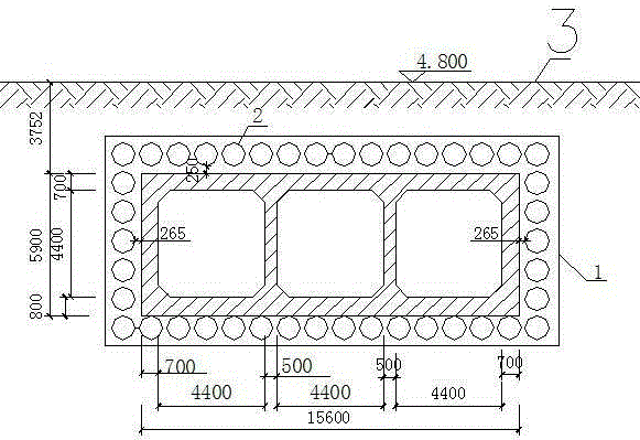 A box culvert jacking method with comprehensive grouting, pressure keeping and pipe curtain support