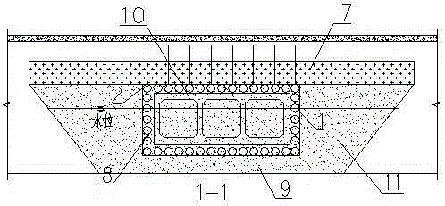 A box culvert jacking method with comprehensive grouting, pressure keeping and pipe curtain support