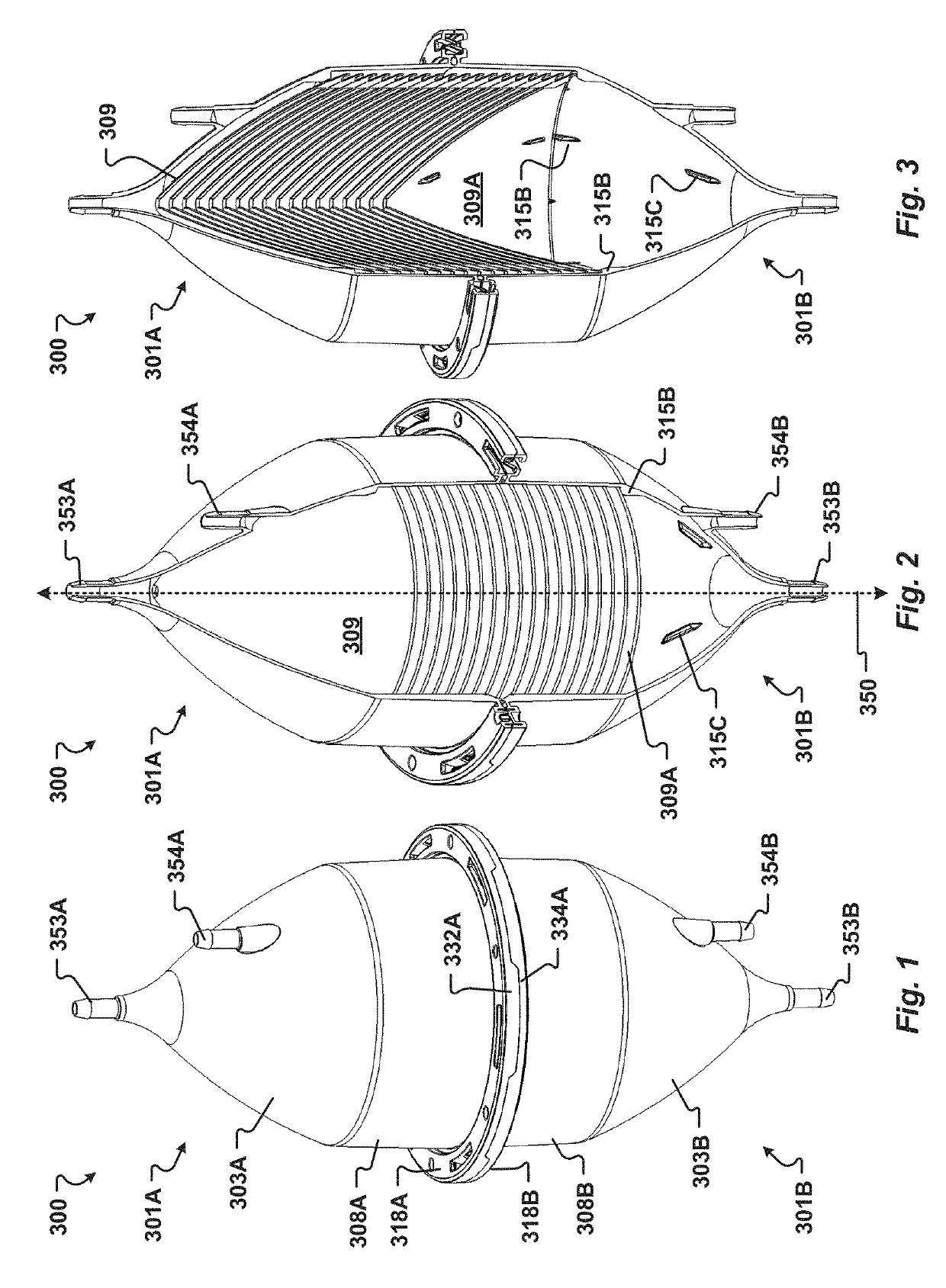 Particle settling devices