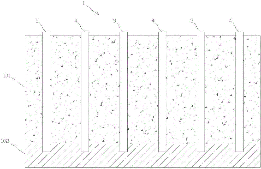 Construction process for treatment of deep soft soil foundation