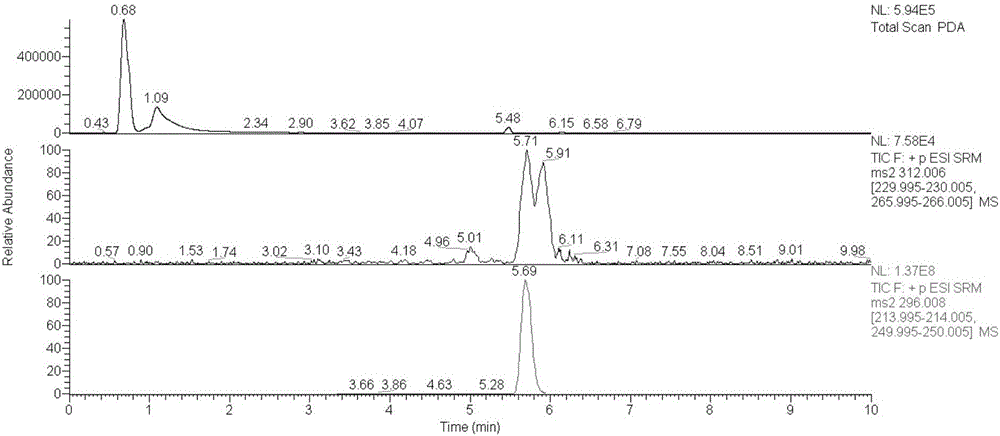 Method for detecting CYP2C9 enzyme activity in earthworms by adopting high-performance liquid chromatography-tandem mass spectrometry