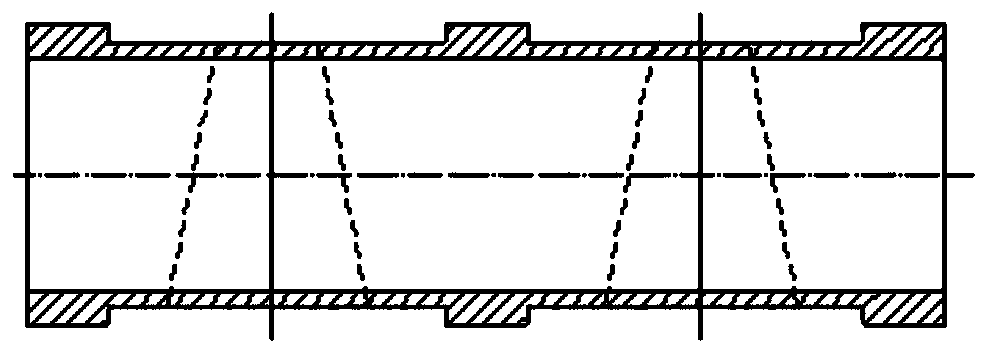 A kind of preparation method of bamboo winding composite elbow