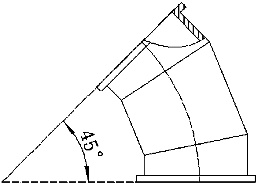 A kind of preparation method of bamboo winding composite elbow