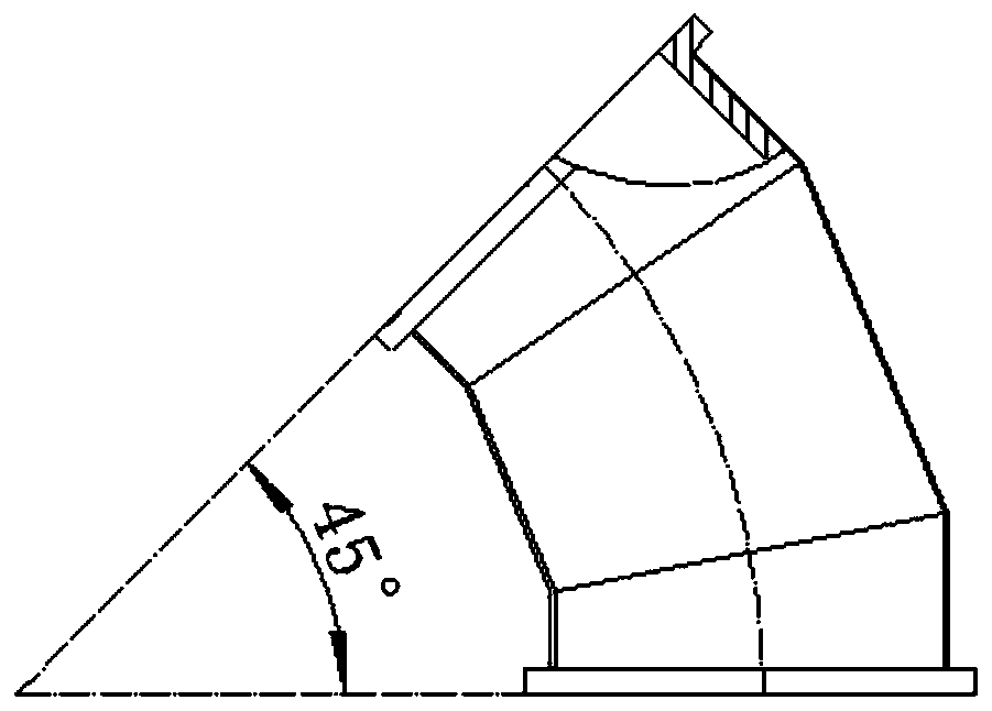 A kind of preparation method of bamboo winding composite elbow