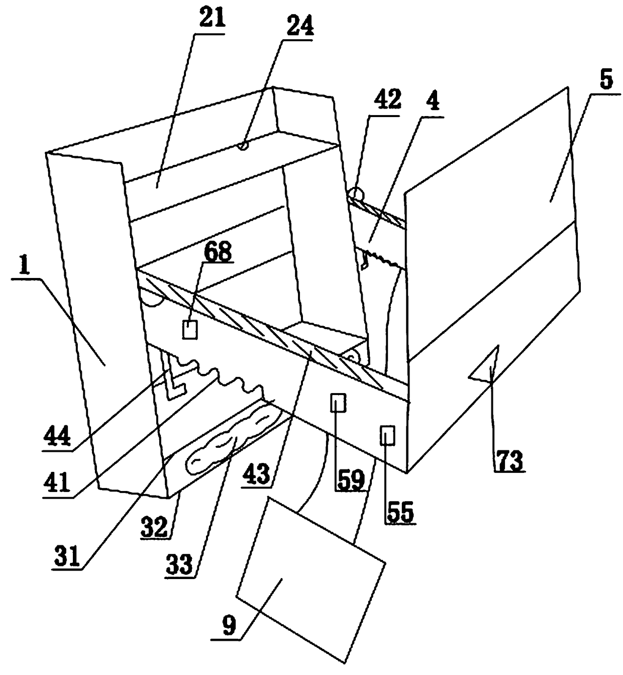 Anti-falling bed device capable of being controlled intelligently