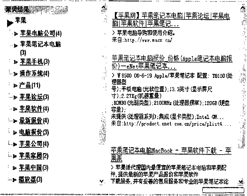 Chinese Web document online clustering method based on common substrings