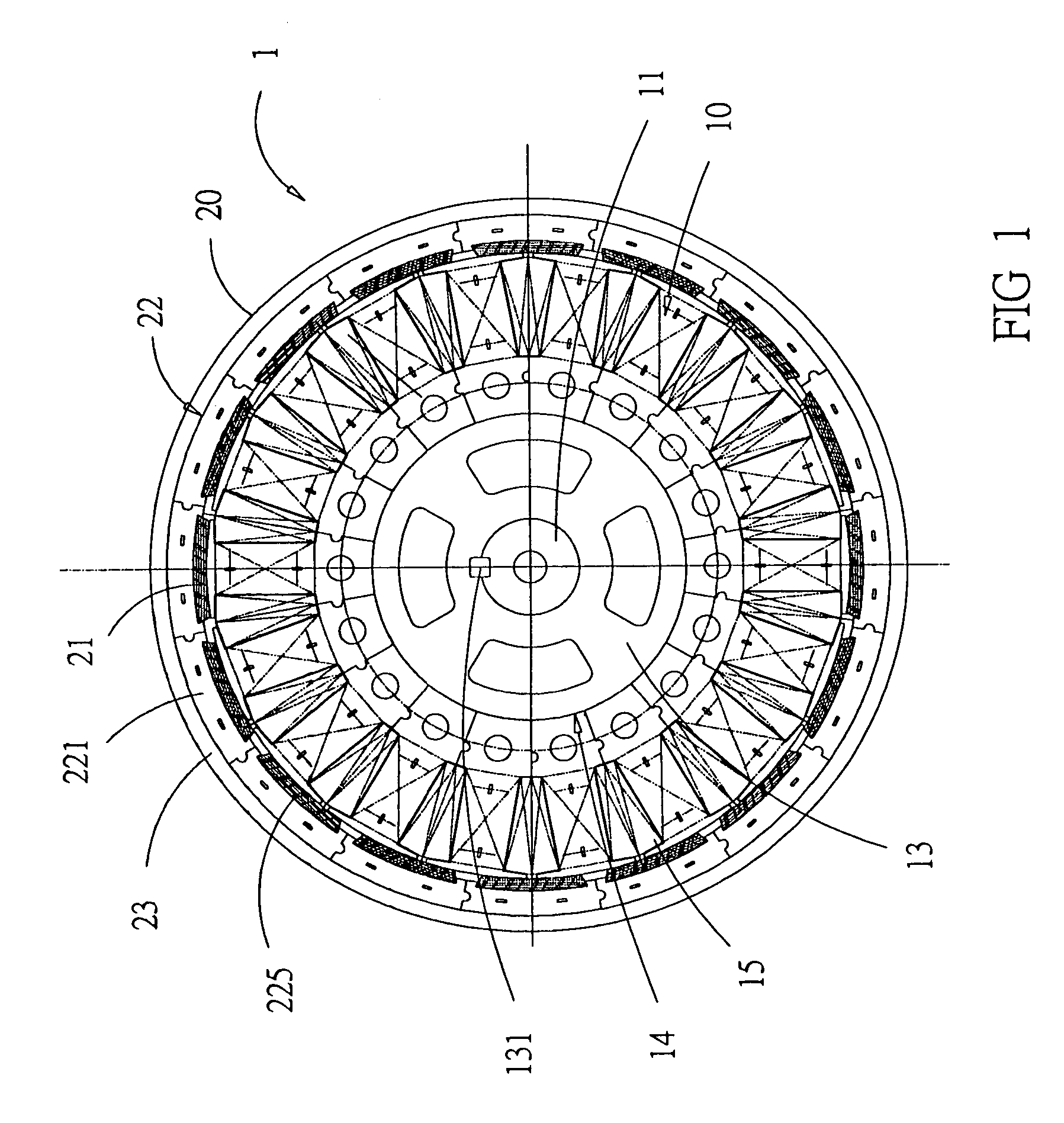 Electric motor design for in hub motors