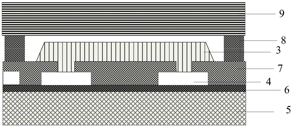 Method and packaging structure for detecting water and oxygen penetration rate of back plate