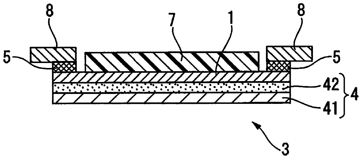 Composite sheet for protective film formation