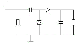 Non-activation uhf electronic tag based on natural energy and its working method