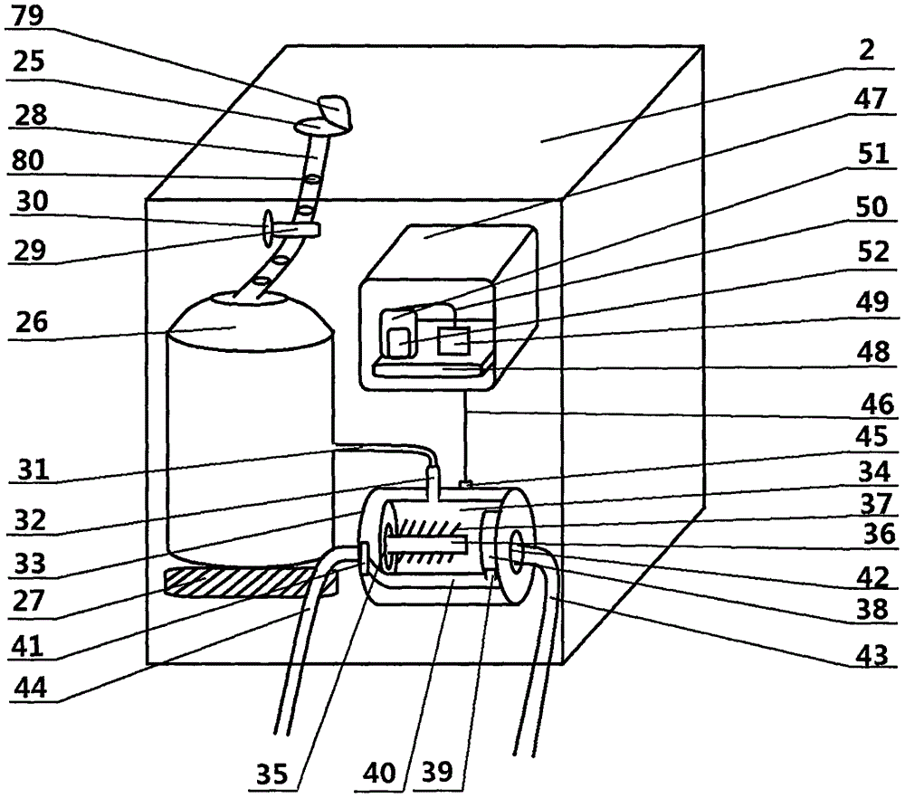 Full-automatic gastric lavage device