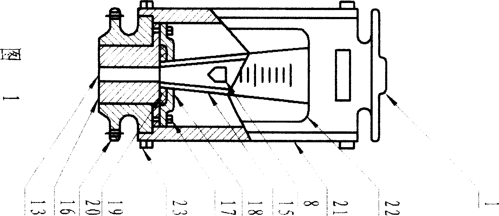 Wide-range float type flow sensor