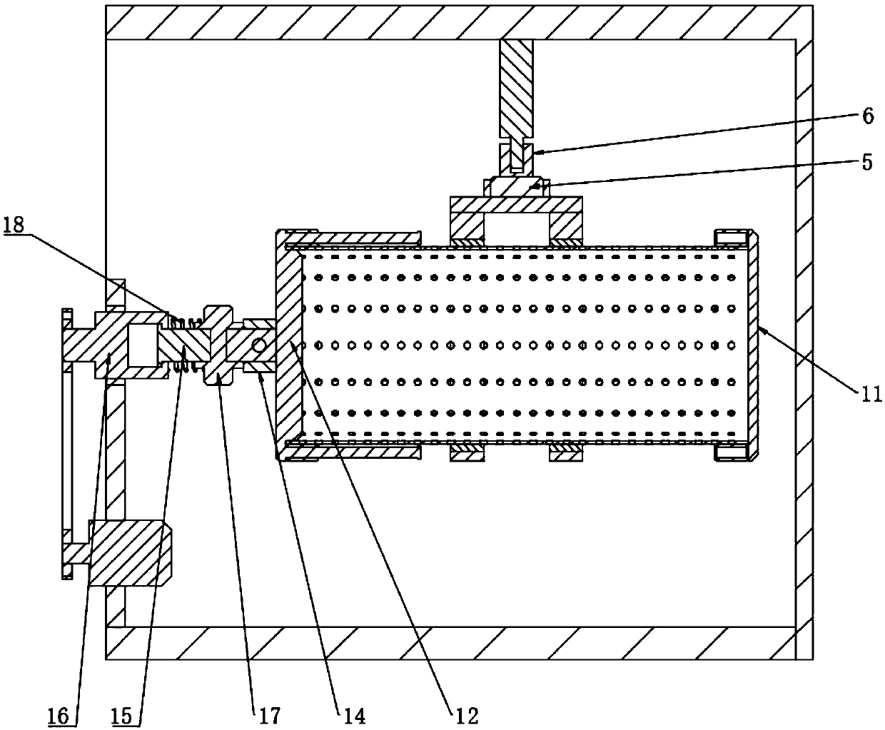 Building sand screening device facilitating feeding