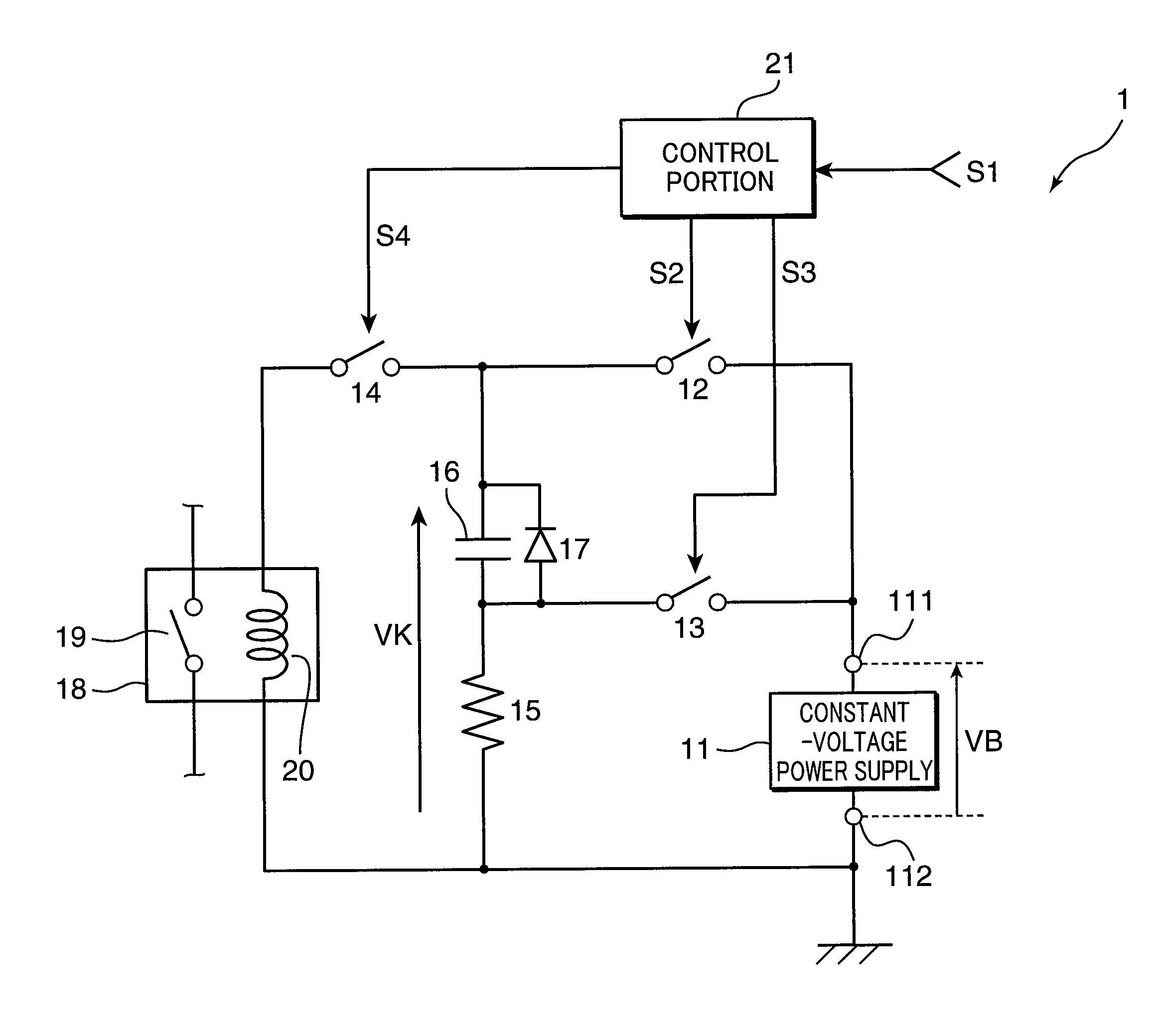 Relay driving circuit and battery pack using same