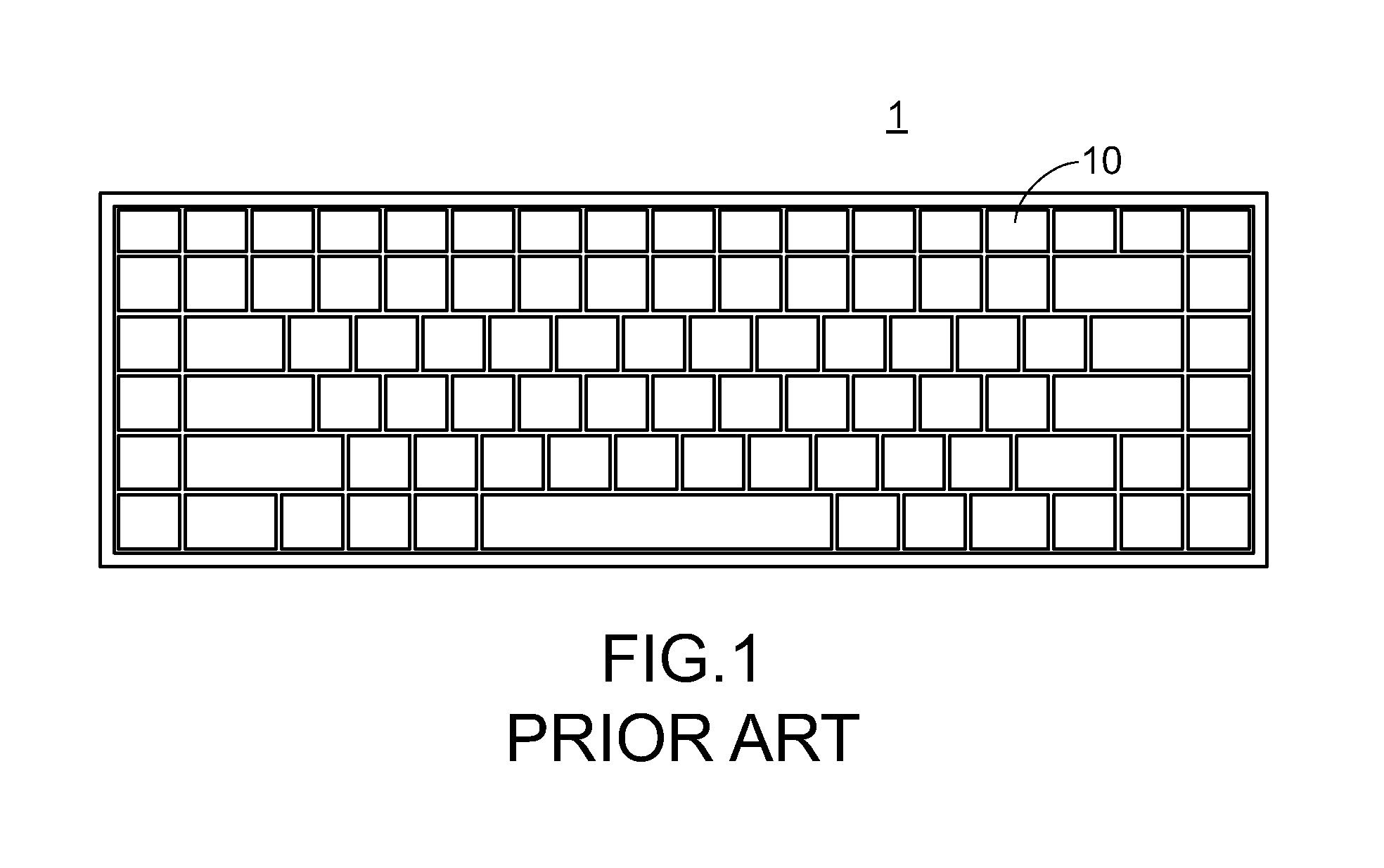 Key structure with scissors-type connecting member