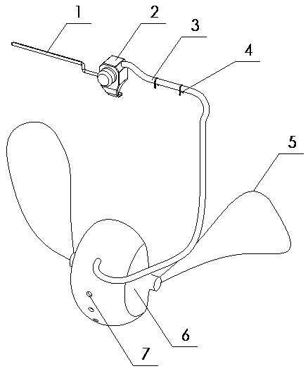 Glasses wiper for electric power aloft work