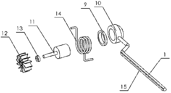 Glasses wiper for electric power aloft work