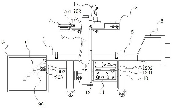 Case sealer for automatic packaging machine