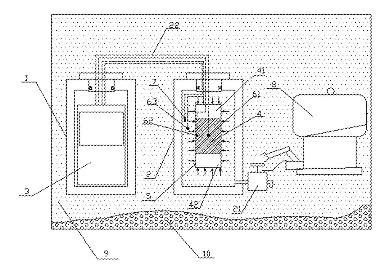 System and method for determining the thermal properties of rocks under high pressure conditions in deep sea