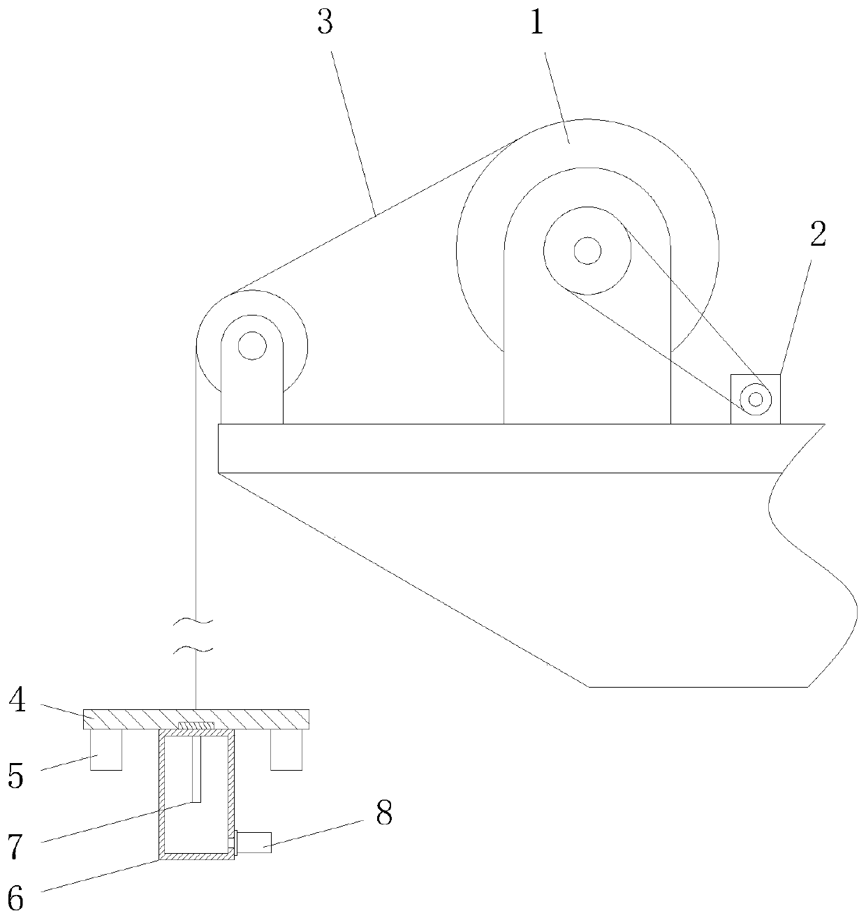 Shipborne mobile nitrogen dioxide detection sensor