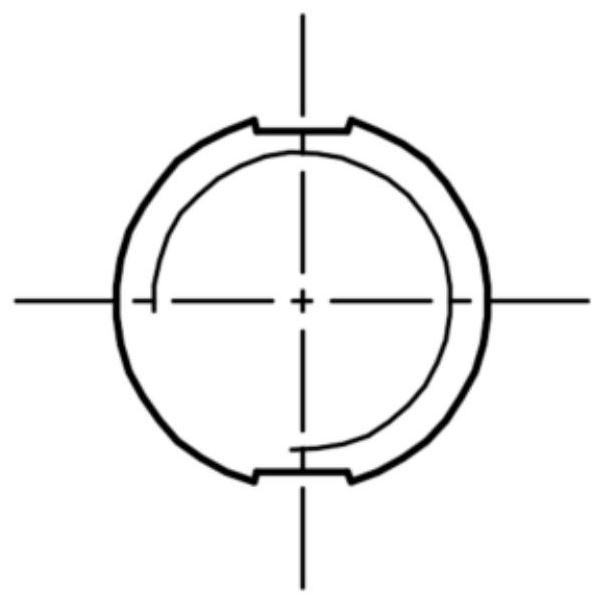 Self-locking check bolt with pressed threads, manufacturing mold and manufacturing method