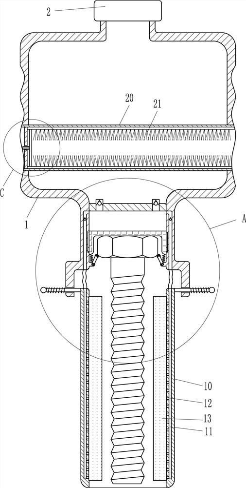 A hand-held fast oiling device for bolts