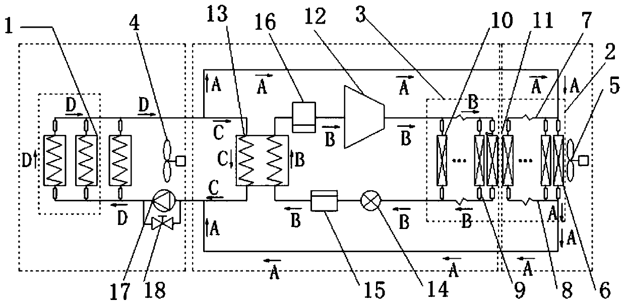 Adjustable refrigerating device and refrigeration adjusting method