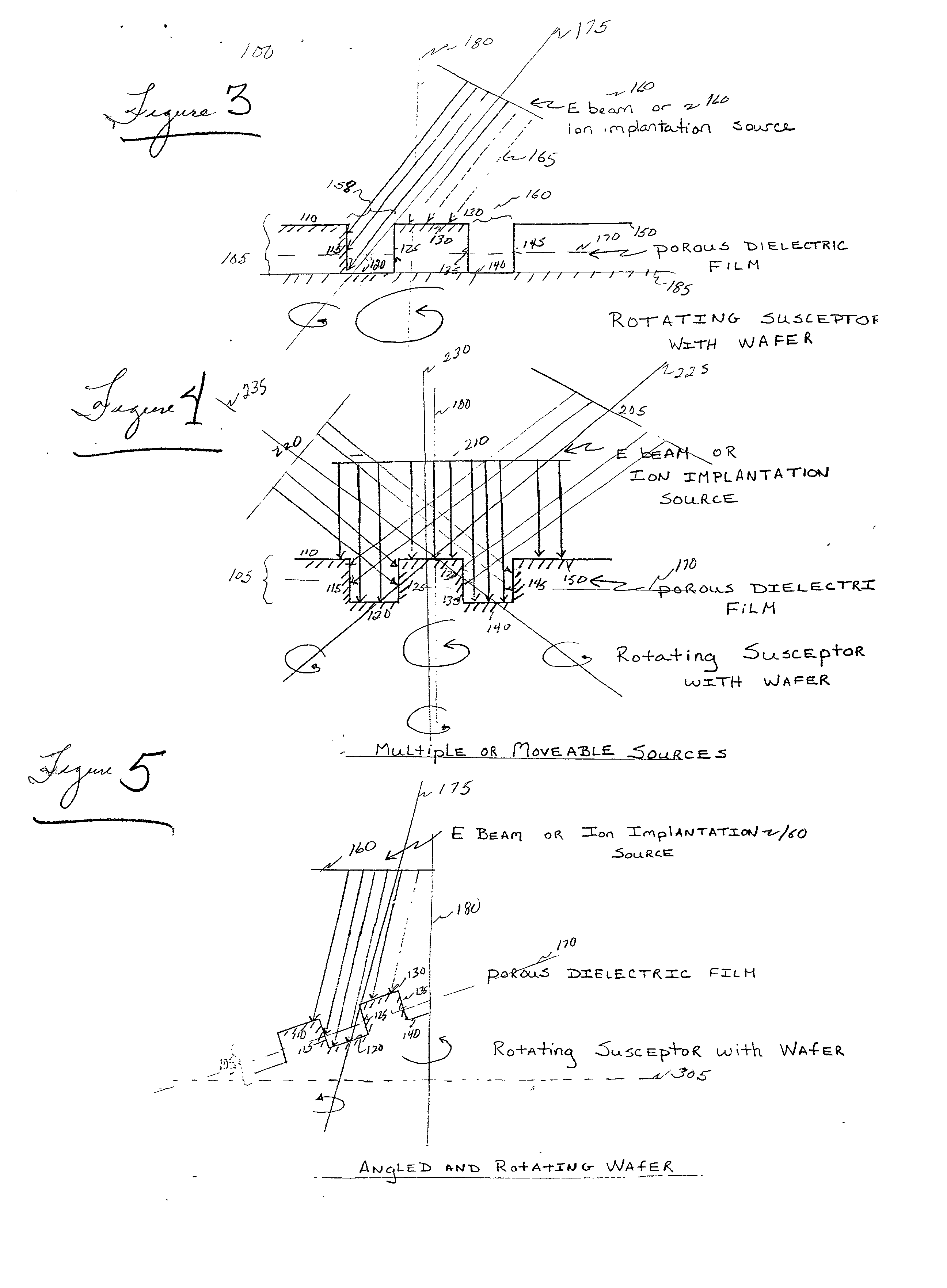 Method and system for modifying and densifying a porous film