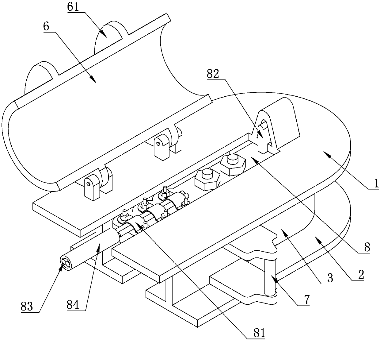 Special tool for on-column switch live lap joint