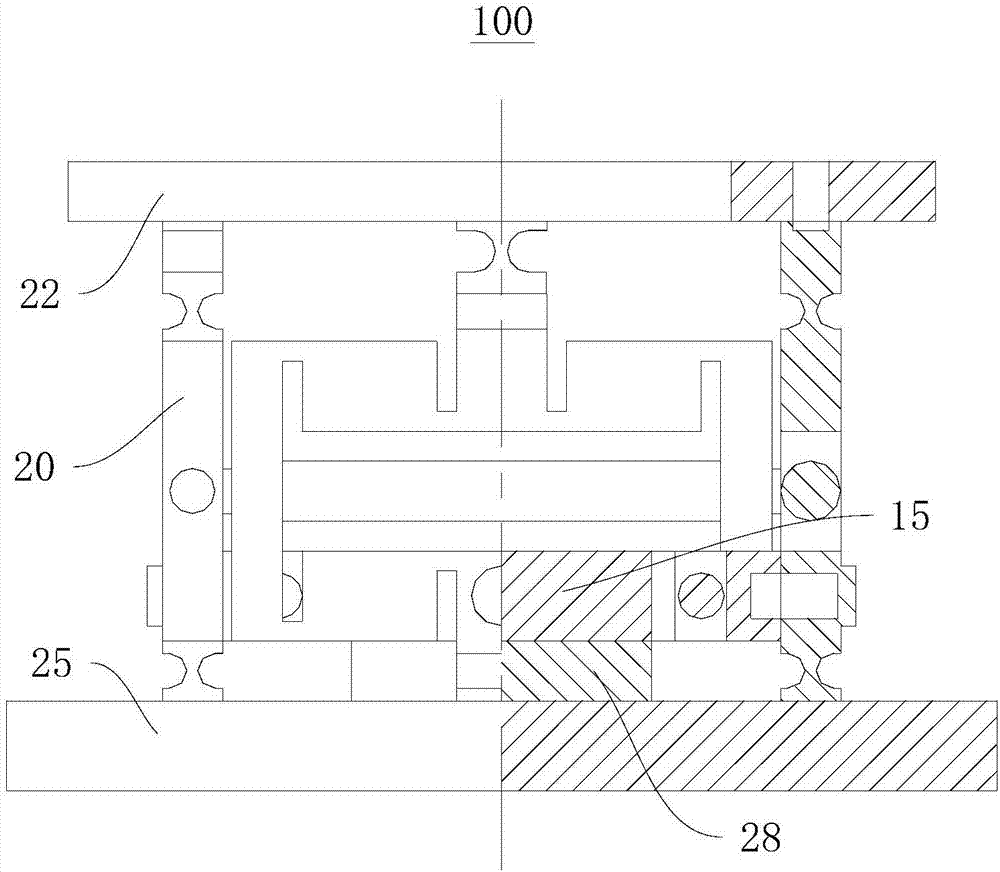 Driving assembly and flexible precise positioning platform