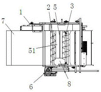 Harvester seed conveying device